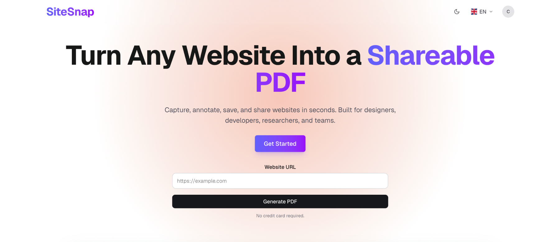 Homepage
